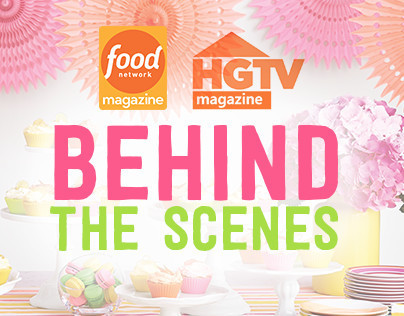 Food Network Magazine and HGTV Behind the Scenes Video
