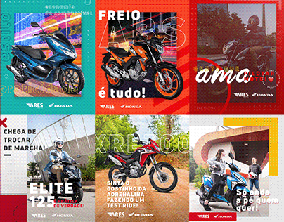 Social Media Ares Motos - Honda | 2019
