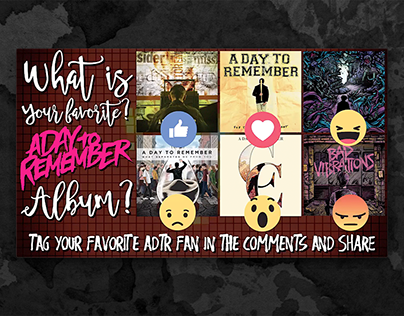 A Day to Remember Facebook "Pick Em" graphic.
