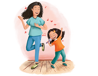 Wonder Mommy - Children's Book Illustration