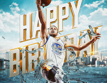 [NBA Social] Stephen Curry Birthday Graphic