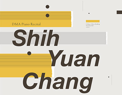 Shih-Yuan Chang’s Piano Recital Poster