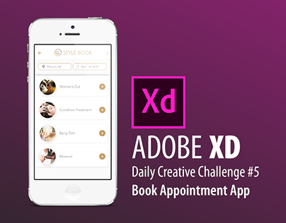 XD Challenge #5 Book Appointment App