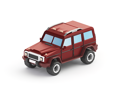 Vehicles 2 Low Poly