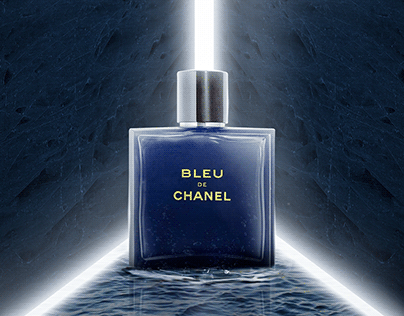 Perfume Bleu de Chanel | Manipulação de Imagem