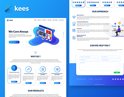 KEES - One Page Website Design Web Design Company