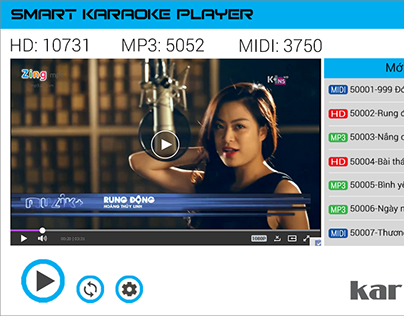 Smart karaoke player app