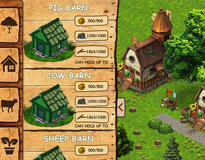 Farming Game UI