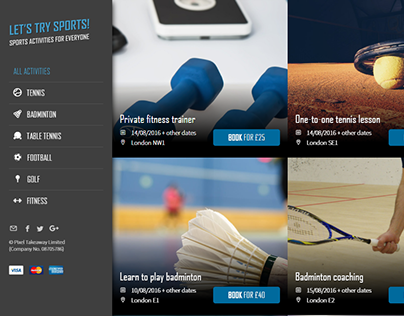 Sports Booking Projects :: Photos, videos, logos, illustrations and ...