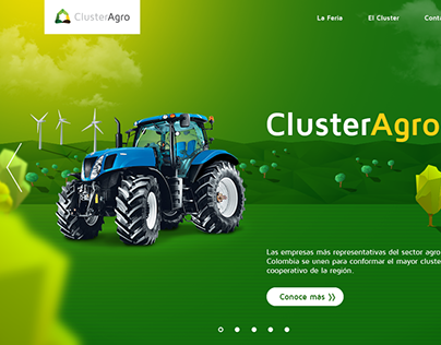 Project thumbnail - Landing Page ClusterAgro