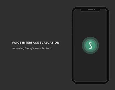 Voice interface evaluation