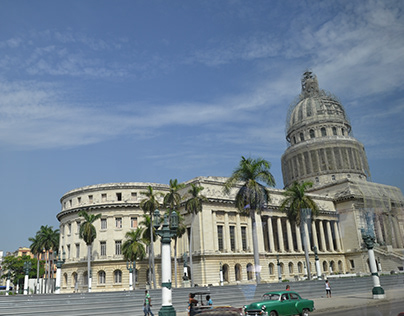 Cuba, La Havane, place du capitole