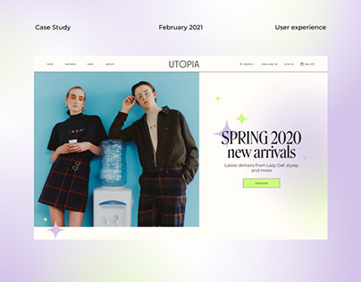 E-commerce UTOPIA online shop