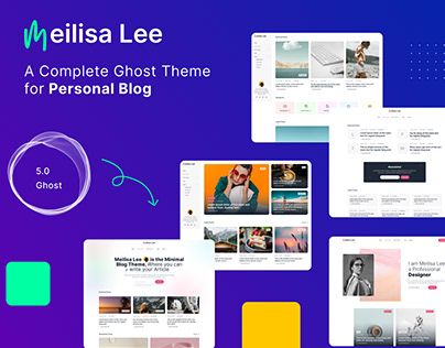 A web Template for Ghost Theme
