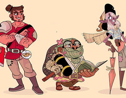 The Adventure Zone - Character Designs