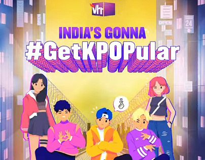 Vh1 India | #GetKPOPular | Digital Campaign