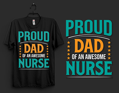 Fathers Day Typography T-shirt Design