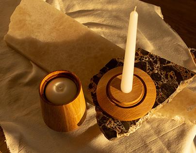 Product shooting of a candlestick for Slöjd brand