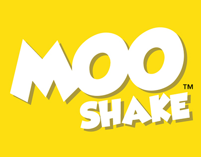 MooShake branding and packaging