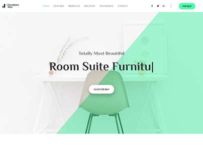 Room Suite Furnitur Ecommerce Website Design