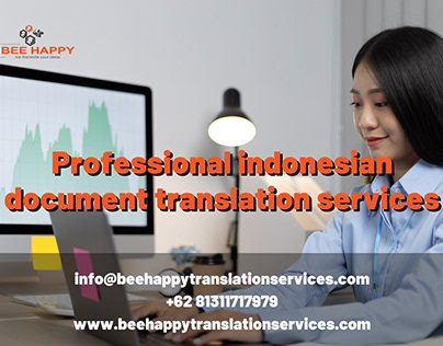 Professional Indonesian document translation|BeeHappy