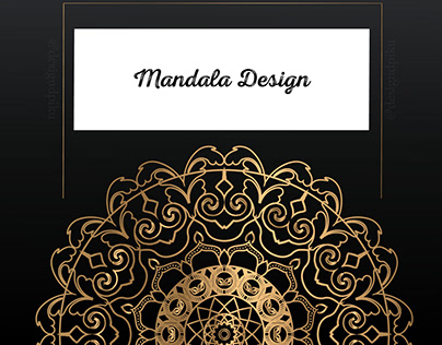 Modern Luxury Mandala design