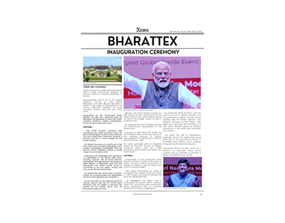 Report on Bharat Tex, 2024 Inauguration Ceremony