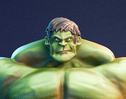 Sculpting Practice : Hulk