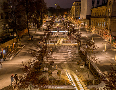 Lighting Boulevard Yavornytsky