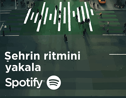 Spotify Reklam Afişi Spotify advertising poster