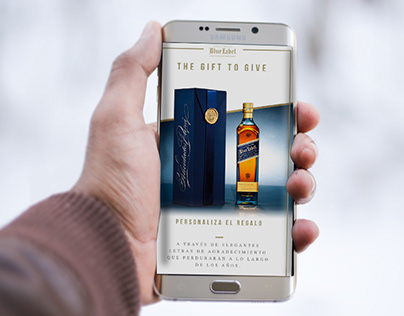 Blue Label Father's Day Landing Page