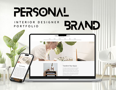 NH Interior Design: Personal Brand Portfolio Website