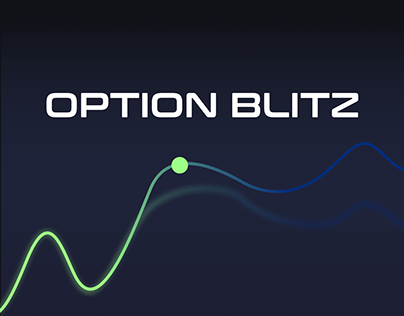 Trading platform OPTION BLITZ - Responsive Landing Page