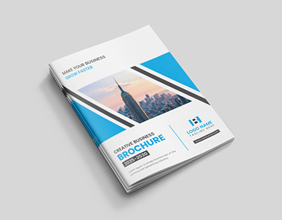 Creative company business brochure design template