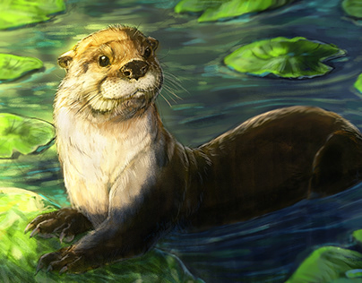 Daisy the River Otter