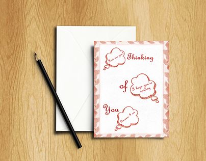 Thought Bubbles Greeting Card