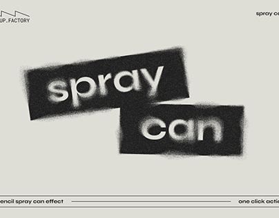 Spray Can Effect