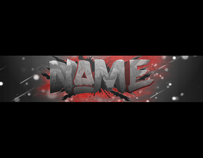 Banner - 3D "NAME"