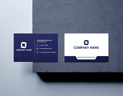 the one of the business card design