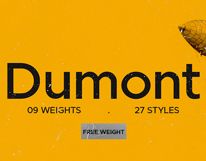 Dumont | font family