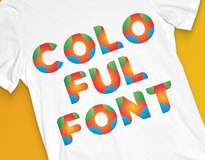 Colorful Font