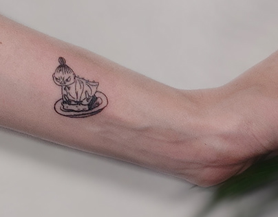 Handpoke tattoo: Lilla My
