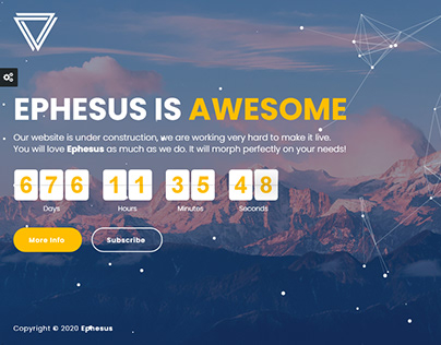 Ephesus - Creative Coming Soon WordPress Plugin