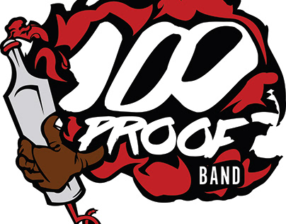 100 Proof Band Logo