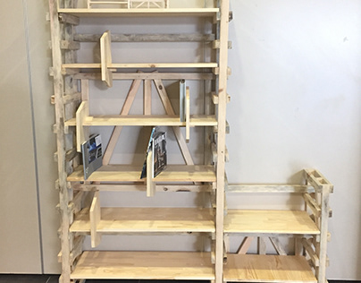 Enzo Mari's Autoprogettazione Bookshelf Revised Model