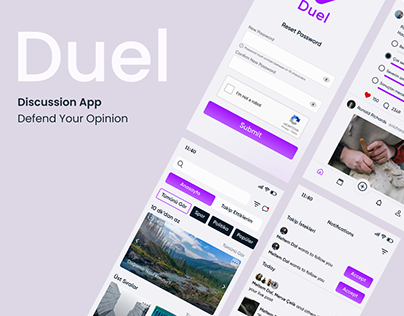 Project thumbnail - Duel a discussion app
