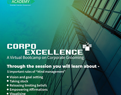 Poster Design for the event "Corpo-Excellence"