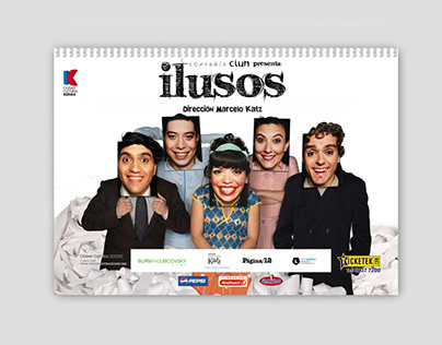 Afiche / postal obra de teatro - Buenos Aires