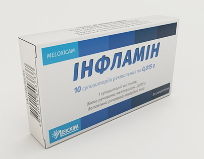 Packaging design of the drug Inflamine