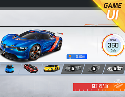 CAR RACING GAME UI